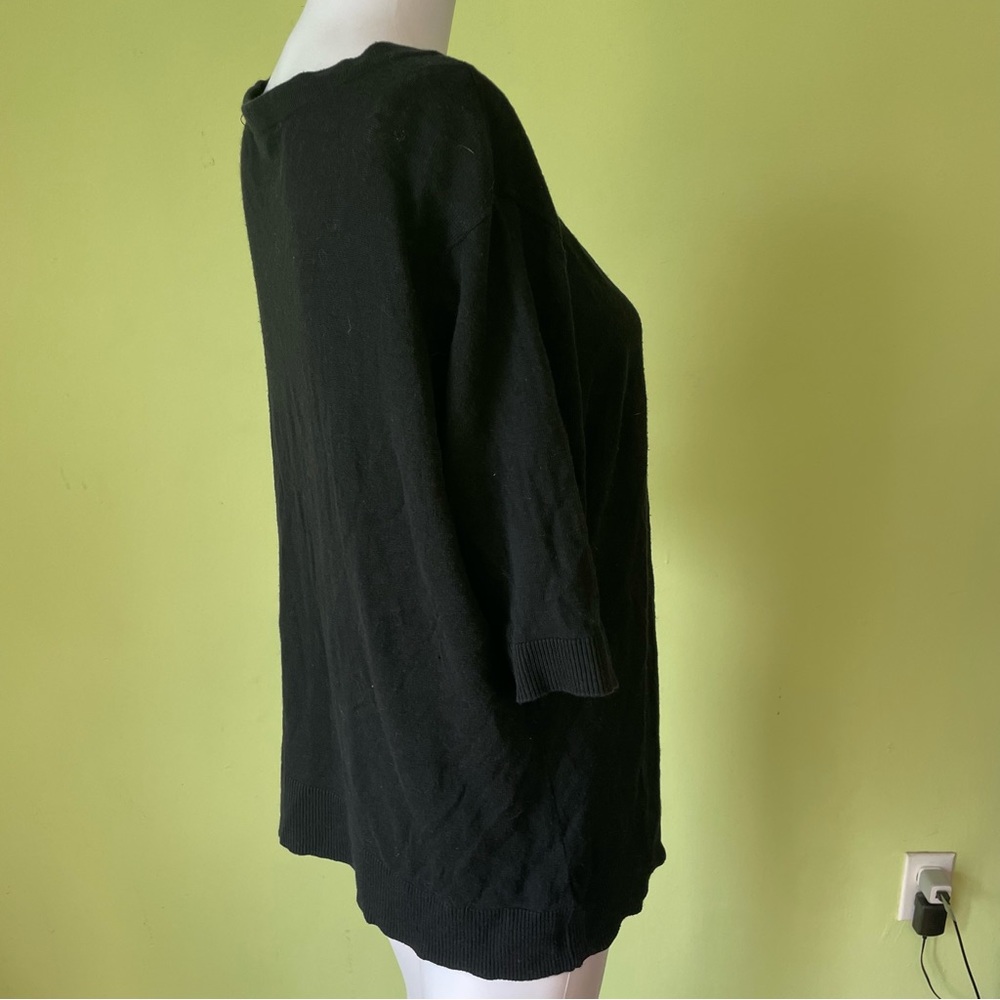Target Black Basic Solid Button Up Cardigan Sweat… - image 4
